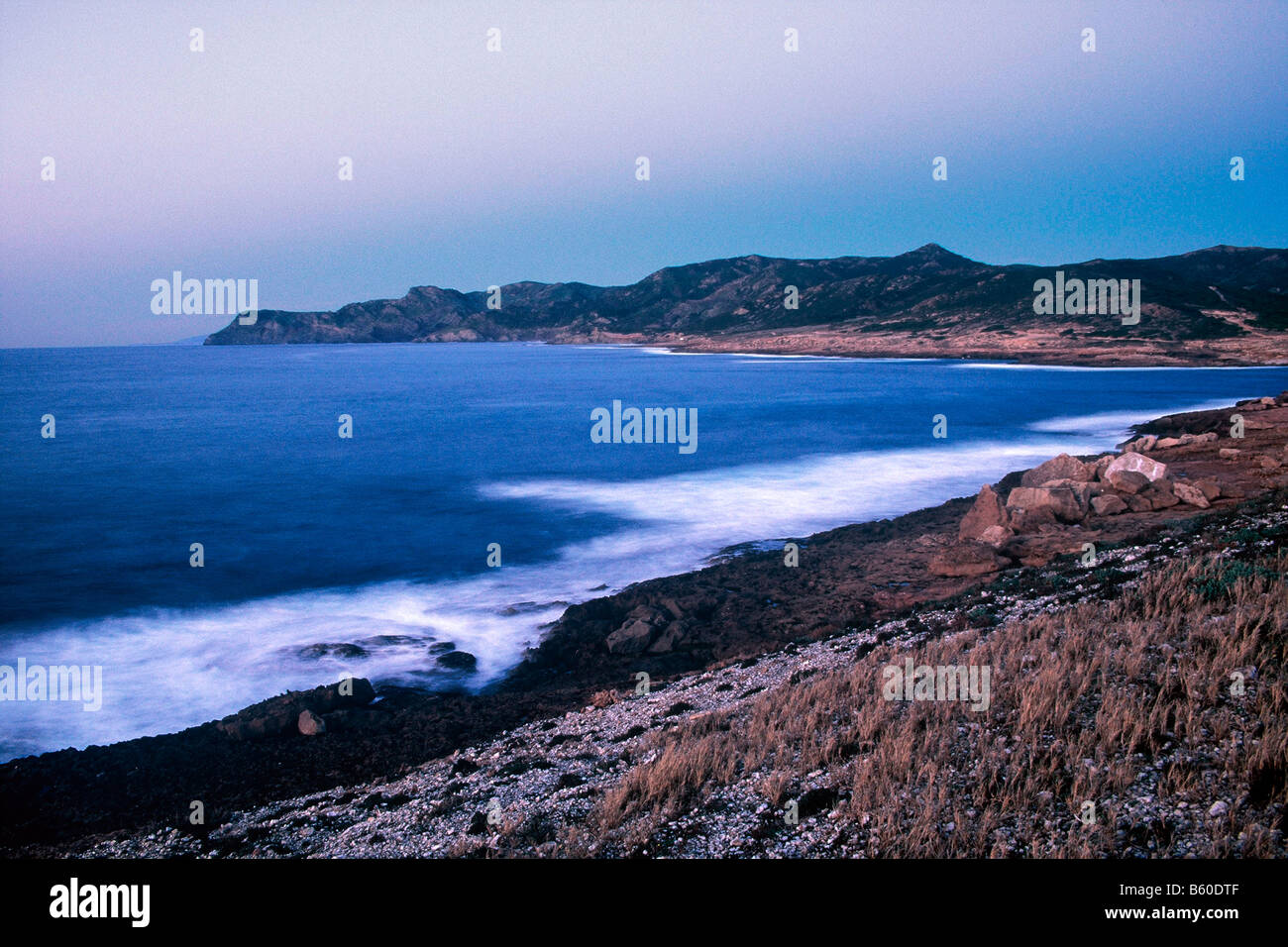 Argentiera coast near Alghero Sardinia Italy Stock Photo