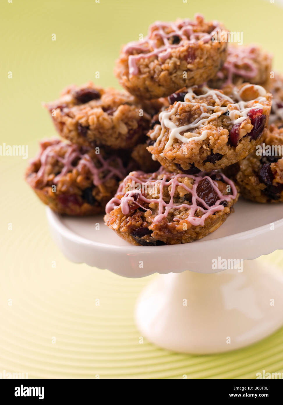 Fruit Nut and Chocolate Flapjack Cakes Stock Photo Alamy