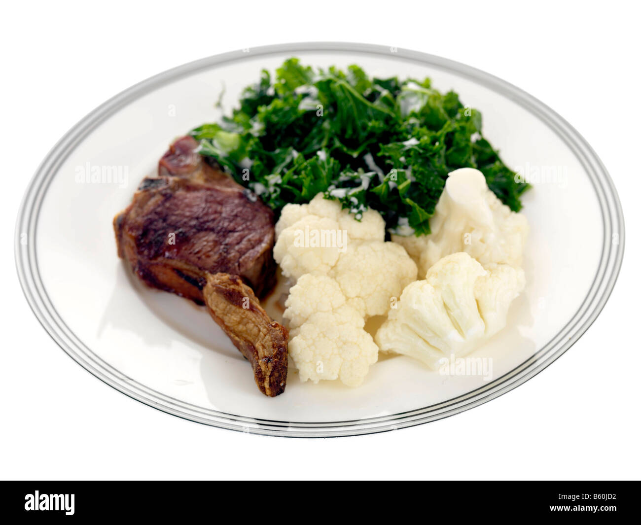 Grilled Lamb Chop Stock Photo - Alamy