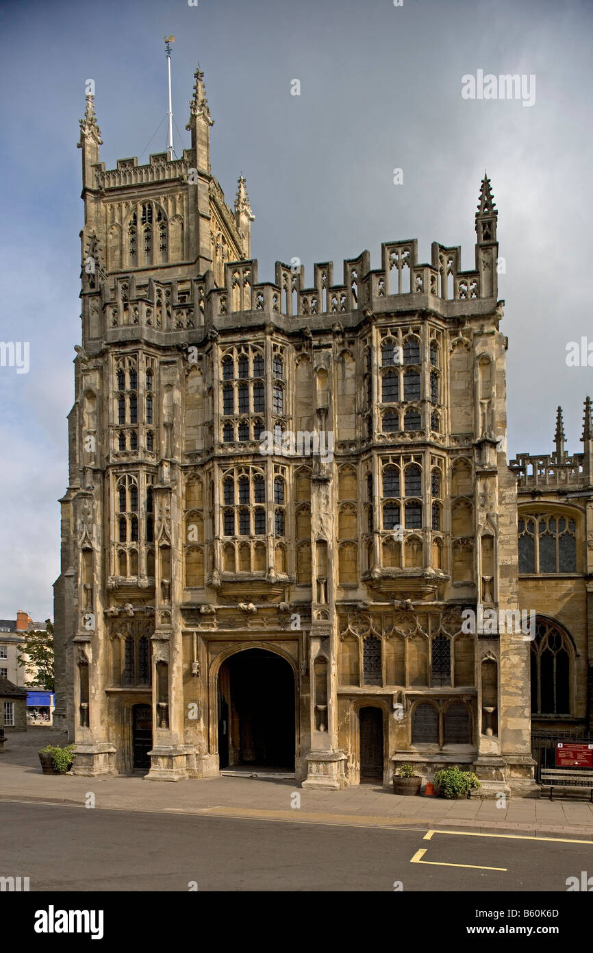 Cirencester Church of St John the Baptist one of the largest of the wool churches Gloucestershire the Cotswolds UK Great Britain Stock Photo
