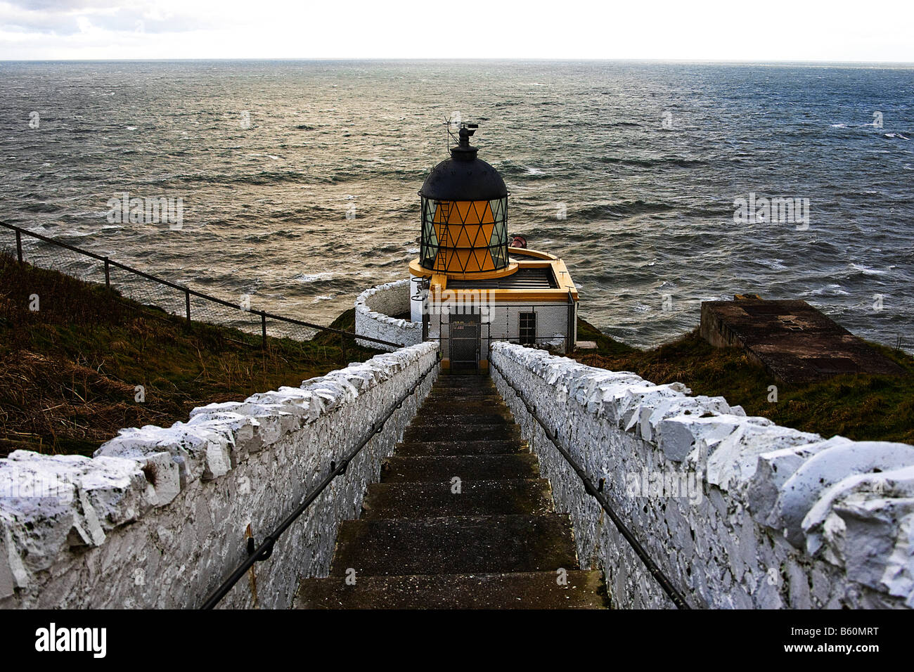 St Abbs Lighthouse.Scotland. Stock Photo
