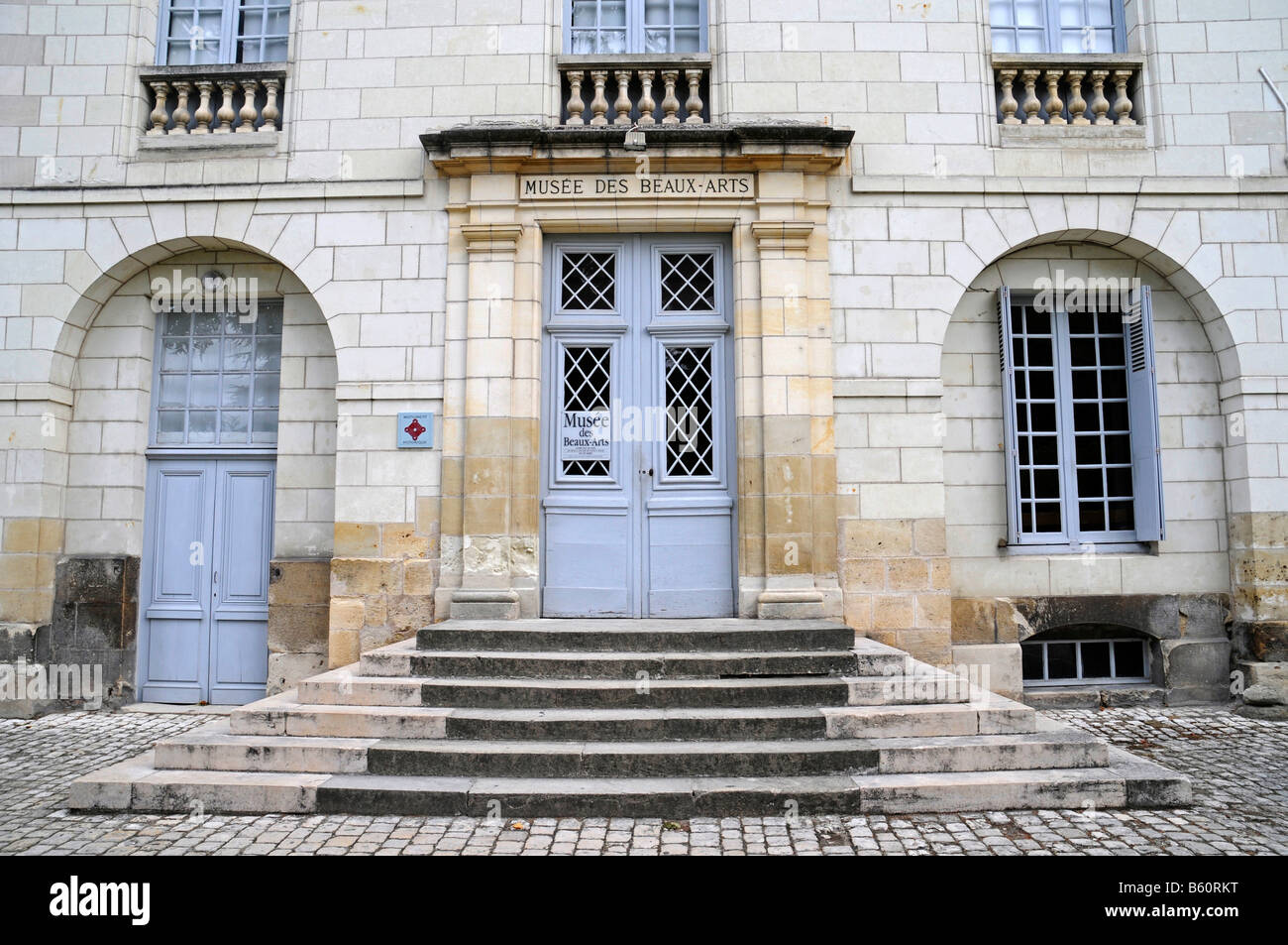 Entrance, gate, museum of fine arts, Tours, Centre, France, Europe