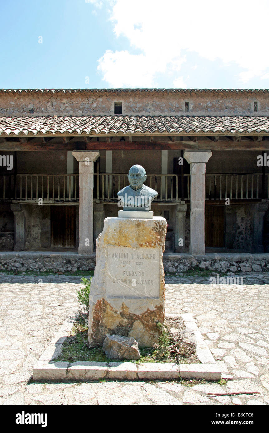 Bust of Father Antoni Maria Alcover, author and linguist, Lluc