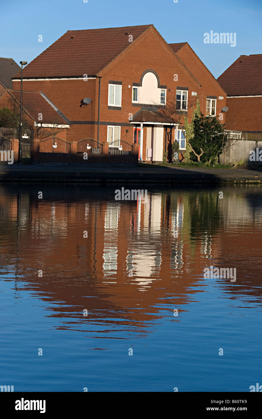 houses on dudley port canal as regenerated residential housing Stock