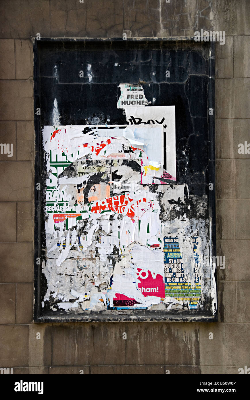 Sign Ripped Off Posters Torn Off Advert High Resolution Stock Photography and Images ...