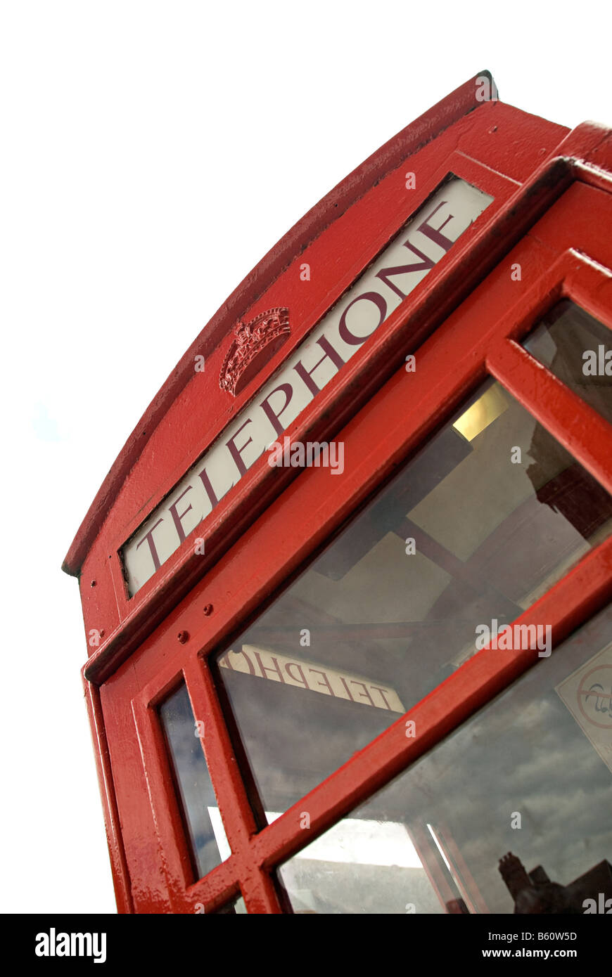 a red telephone box on stratford upon avon Stock Photo Alamy