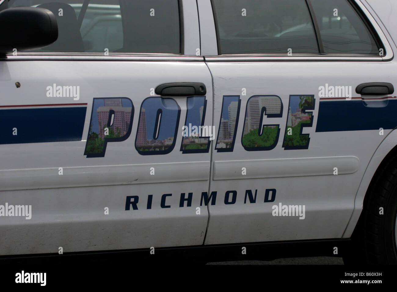 Richmond Virginia police car Stock Photo Alamy