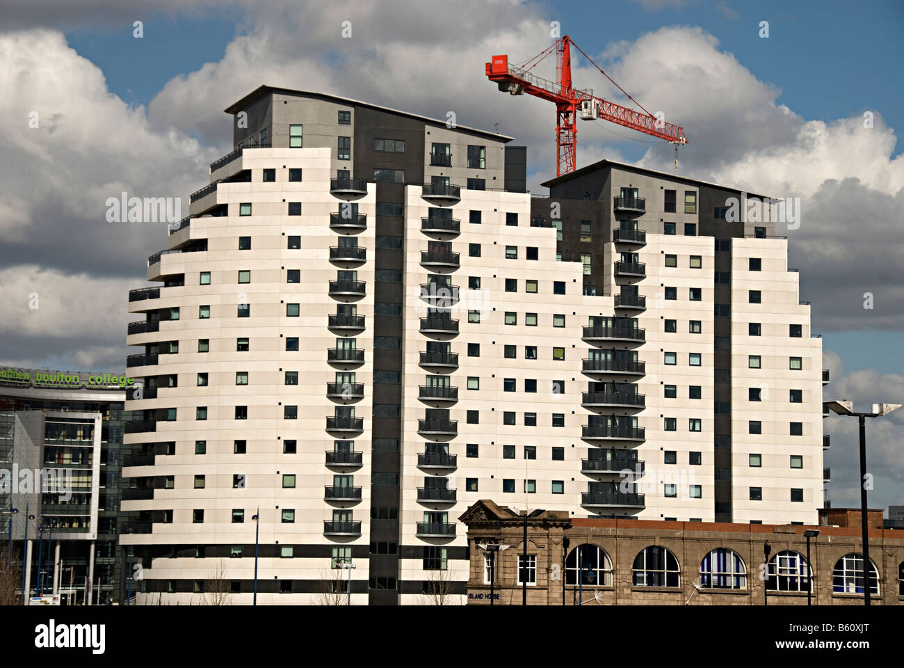 new flats in birmingham as part of the eastside development birmingham