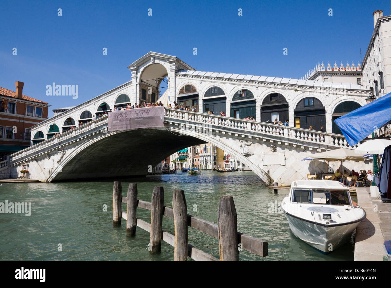 Rialto Bridge, St Marks, Venice, Veneto, Italy, Europe Stock Photo