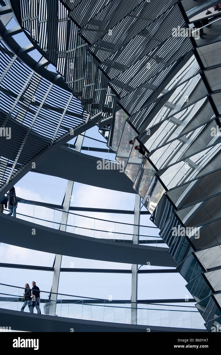 Reichstag, partial view, Berlin Stock Photo