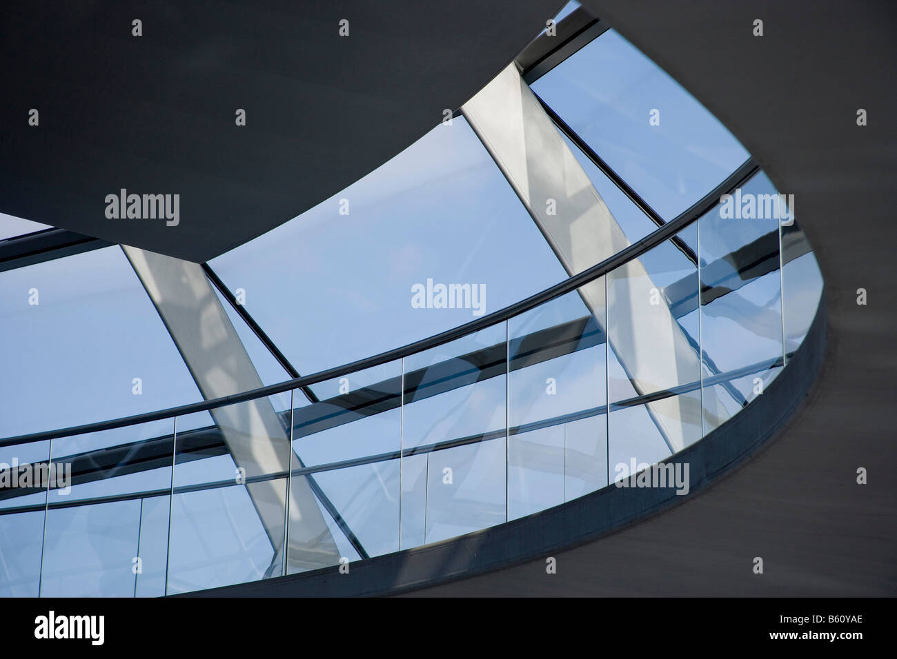 Reichstag, partial view, Berlin Stock Photo