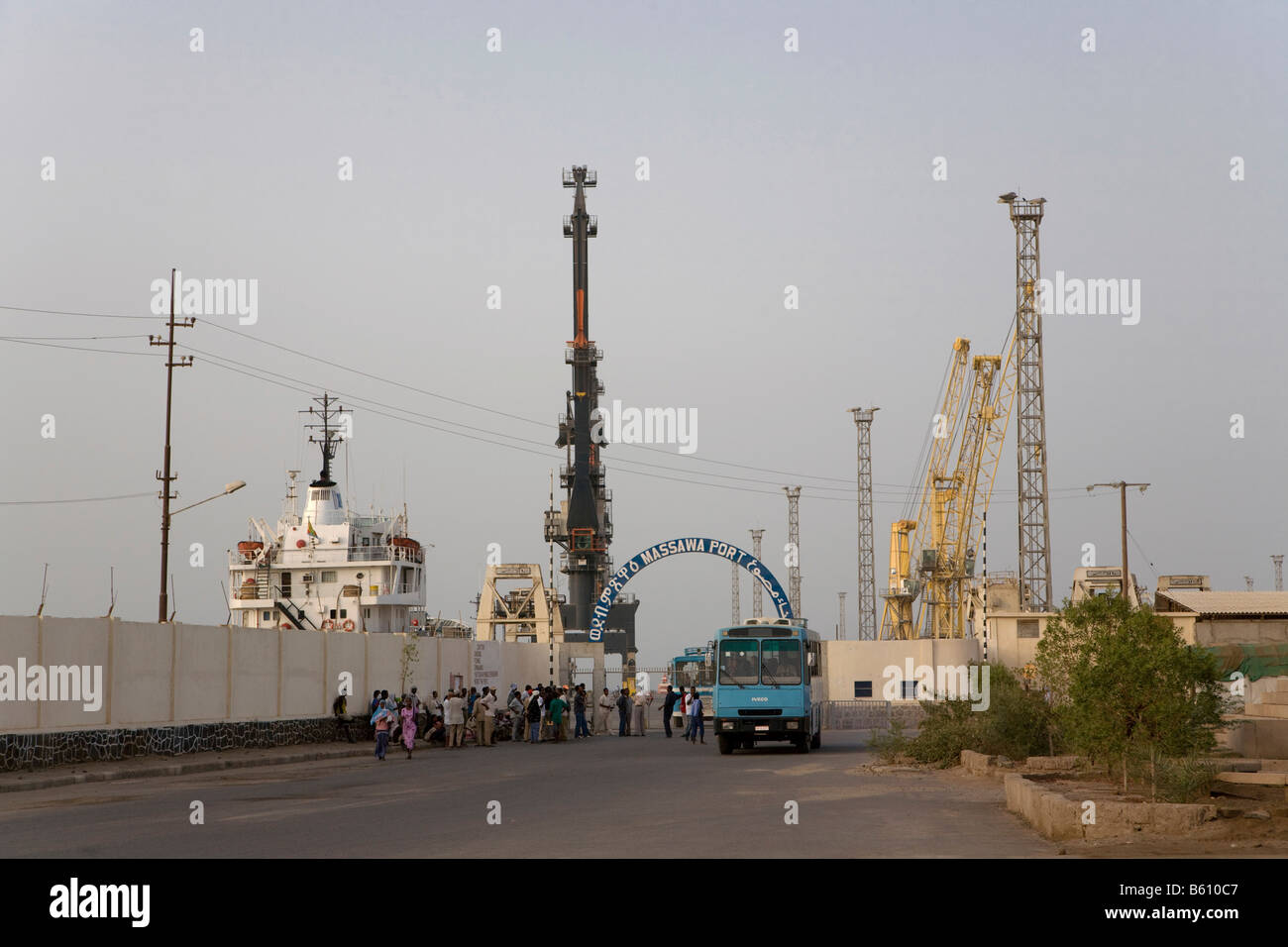 Harbour, Massawa, Red Sea, Eritrea, Horn of Africa, East Africa Stock Photo