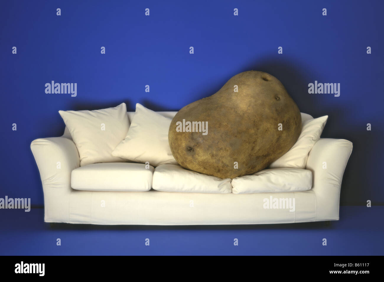 Couch Potato Stock Photo