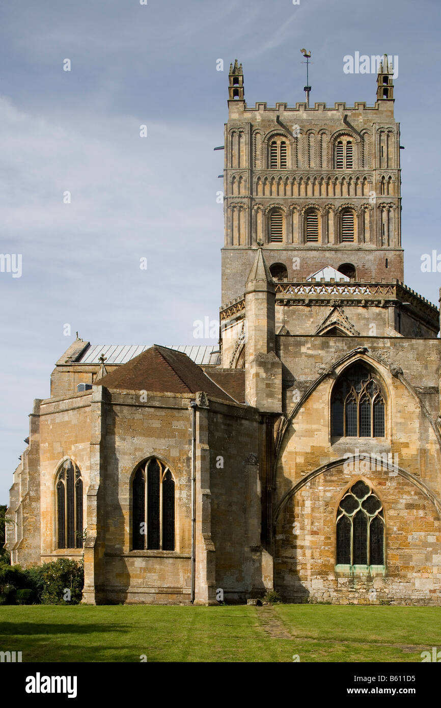 Tewkesbury the Roman Abbey 12th century Tower Gloucestershire the