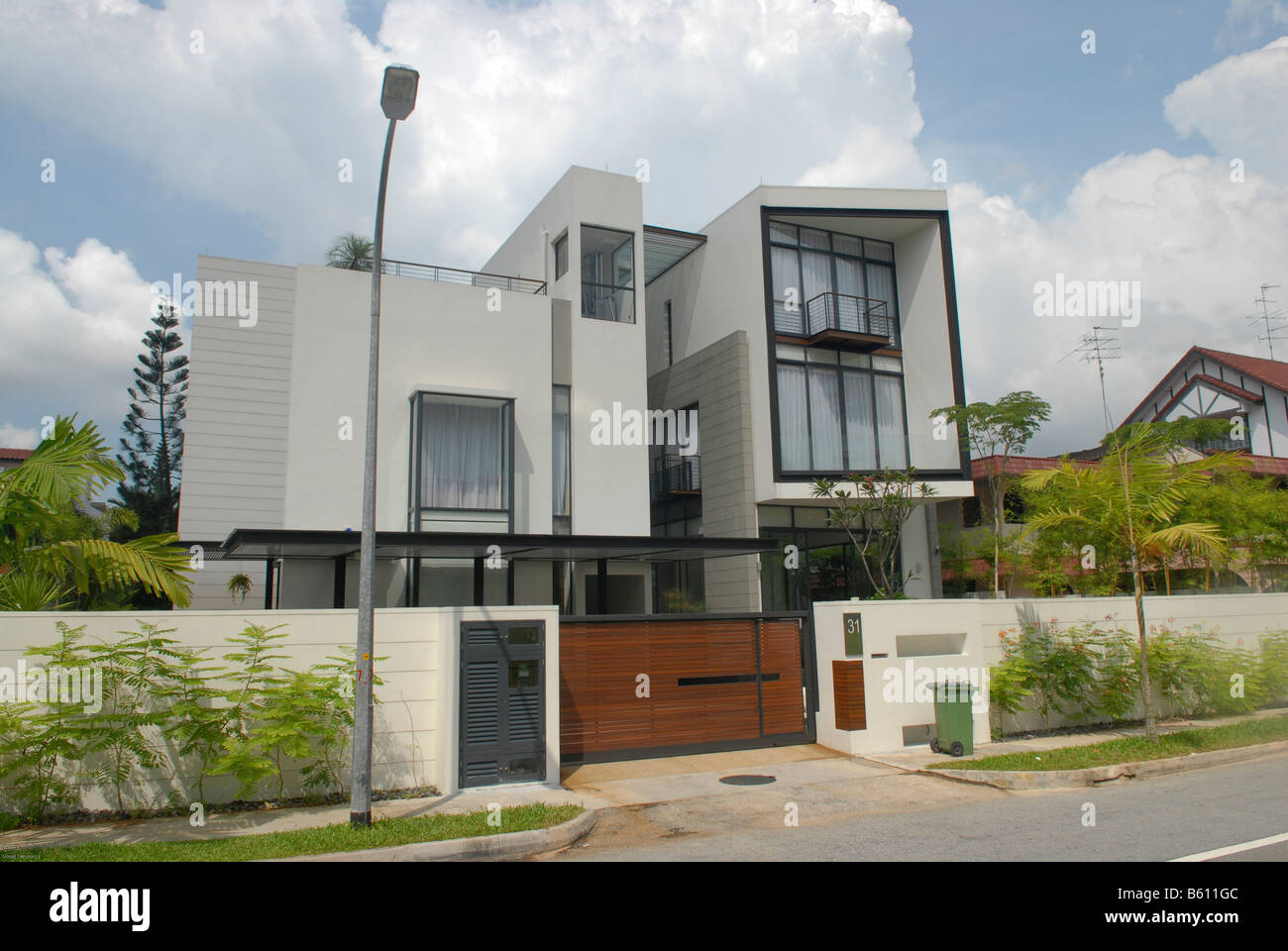 An expat house in Singapore Stock Photo Alamy
