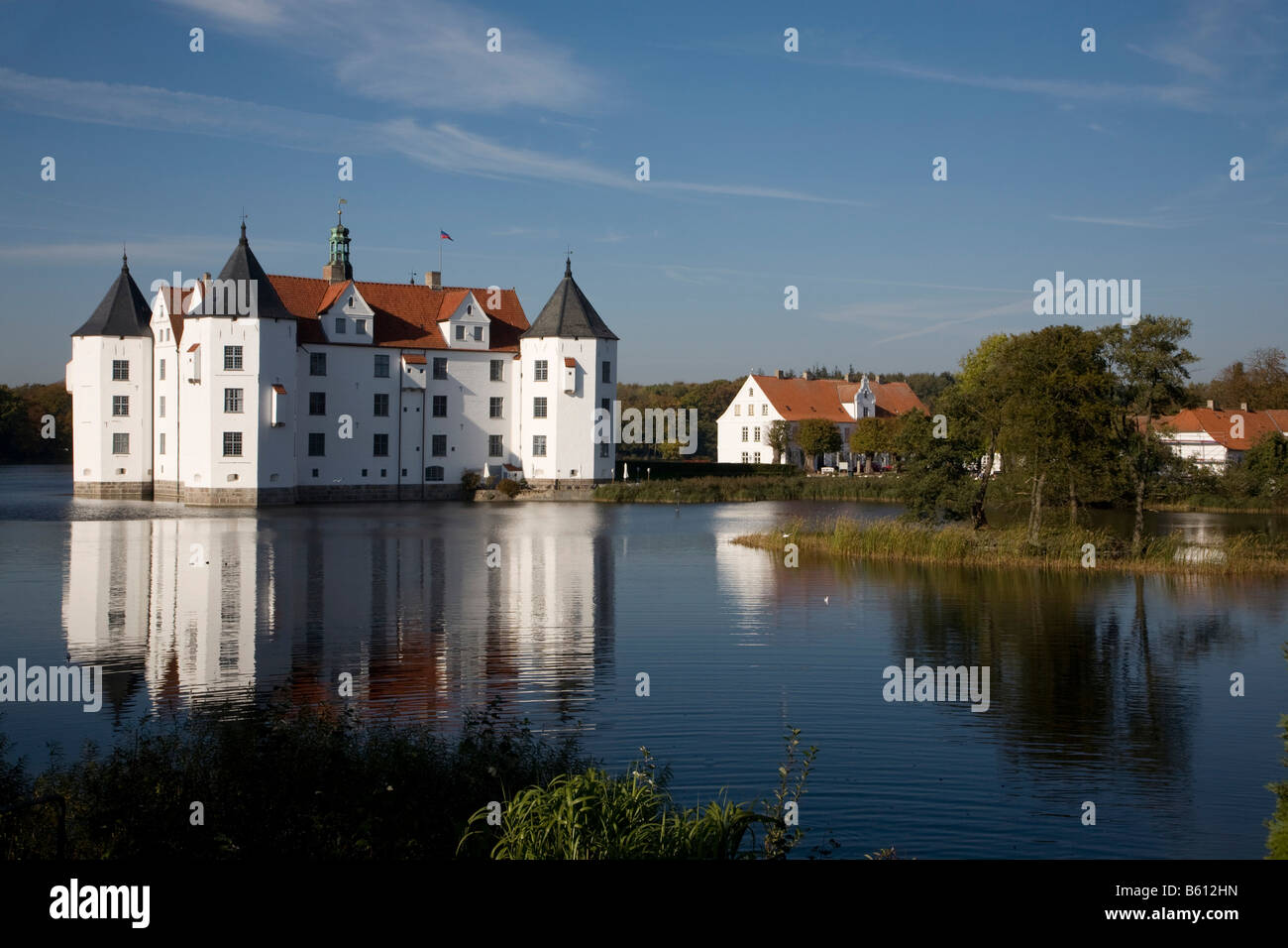 Wasserschloss Gluecksburg Palace, Schleswig-Holstein Stock Photo - Alamy