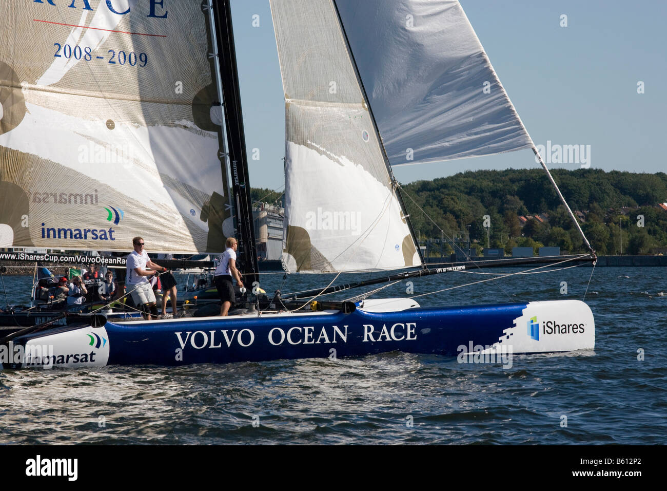 Catamaran, the Dutch Volvo Ocean Race in the iShares Cup 2008, Kiel