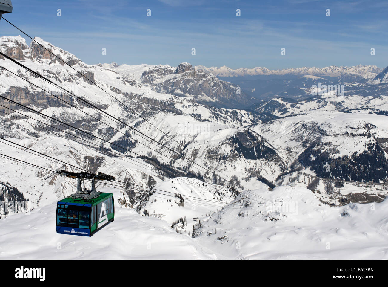 Gondola, Portavescovo Sella Ronda, Dolomite Alps, BolzanoBozen