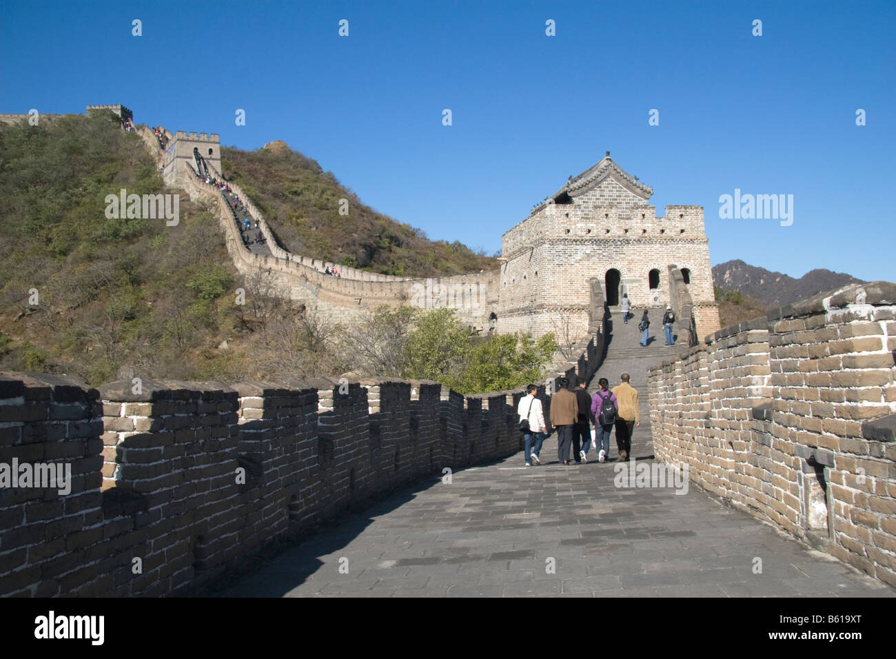 The Great Wall at Mutianyu, Beijing, China Stock Photo