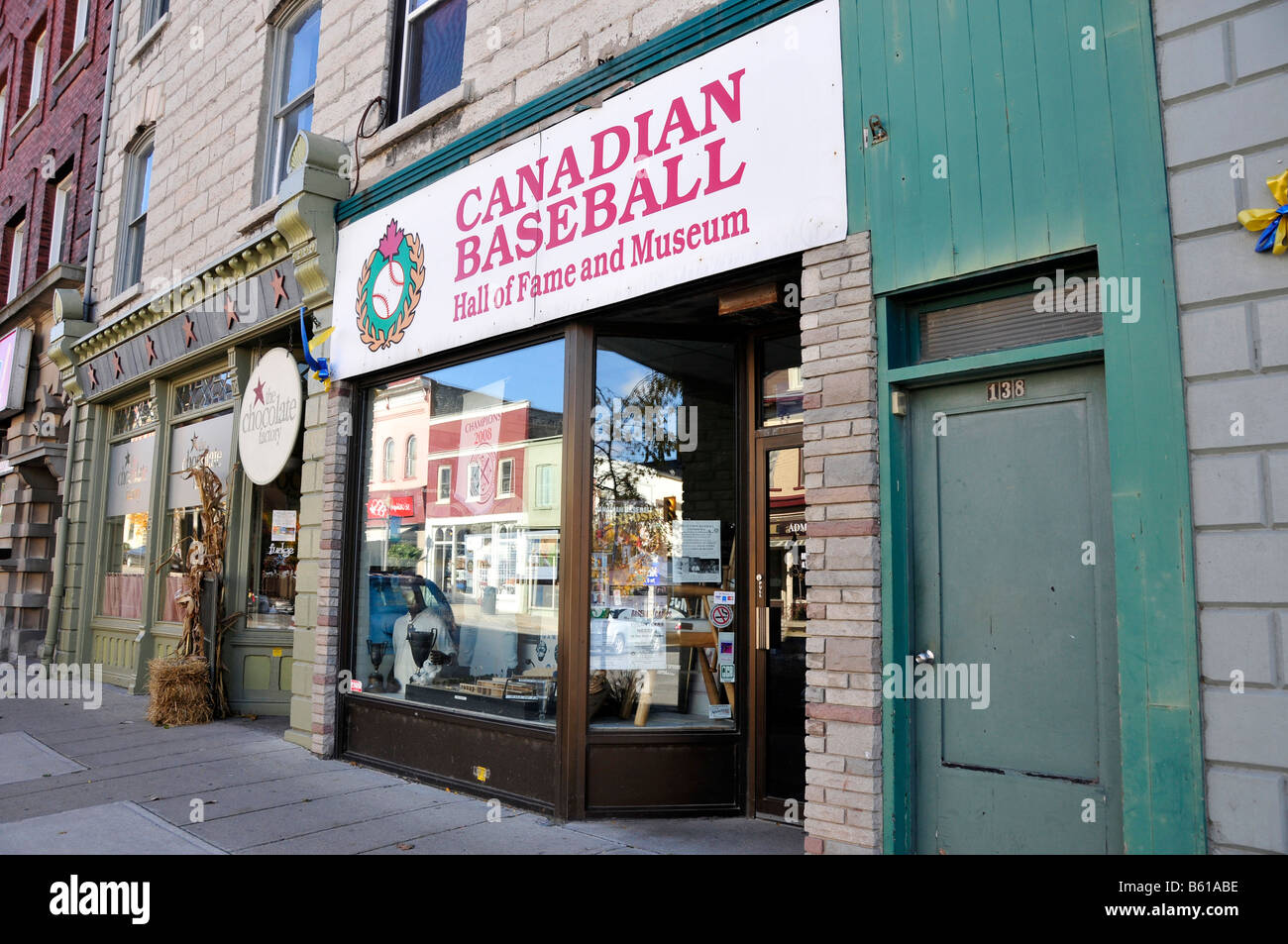 Canadian Baseball Hall of Fame in The small city of St Mary s Ontario Canada  Stock Photo - Alamy