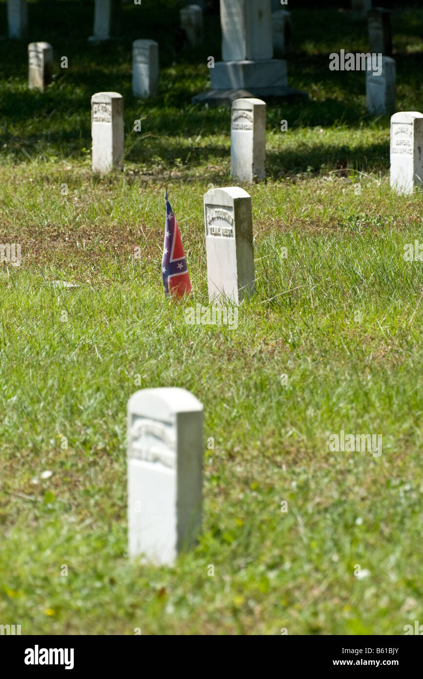 Civil war graves Stock Photo