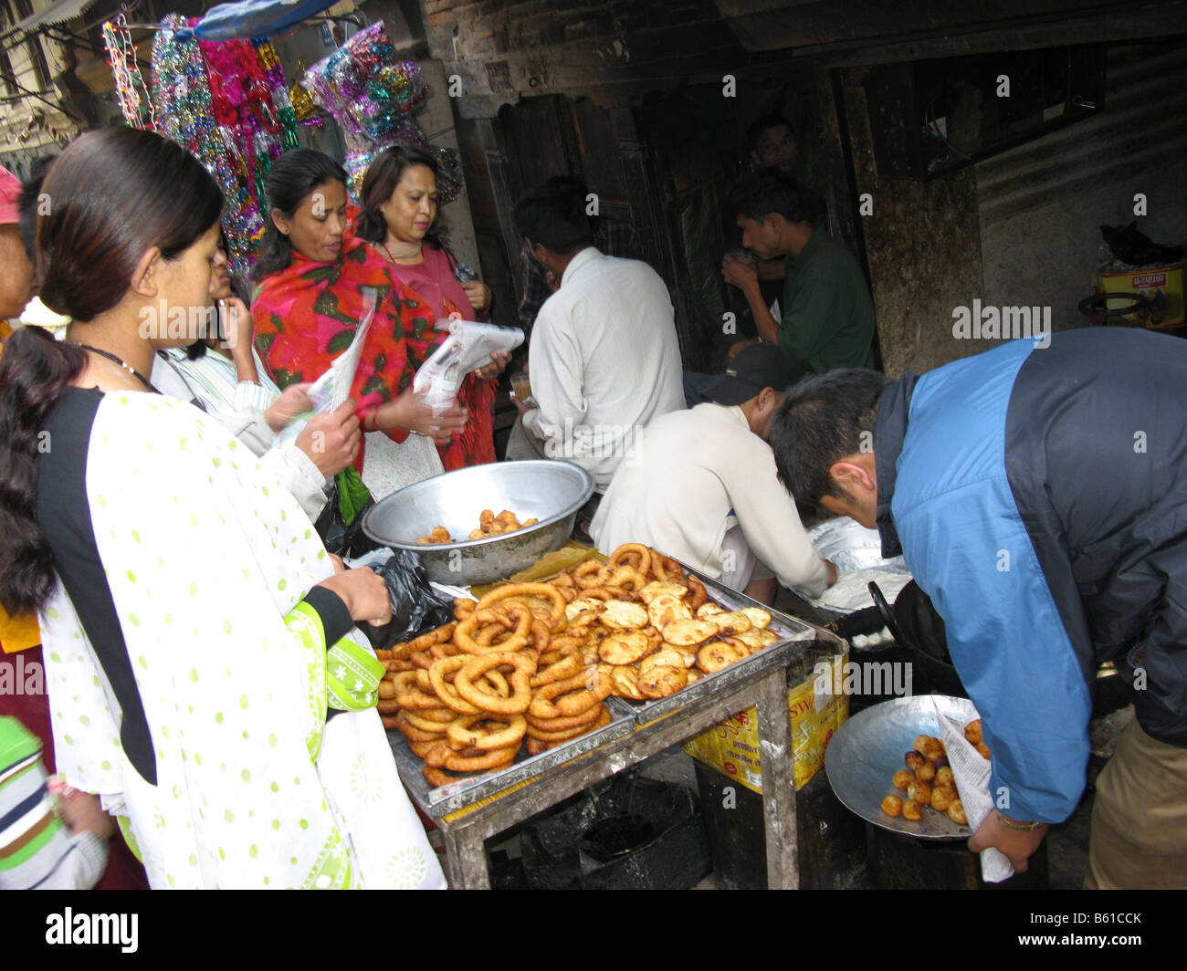 Nepal marketplace food hires stock photography and images Alamy