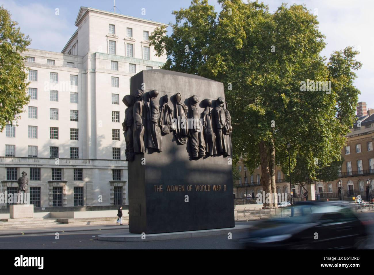 The Women of World War II two memorial in Whitehall London GB UK Stock ...