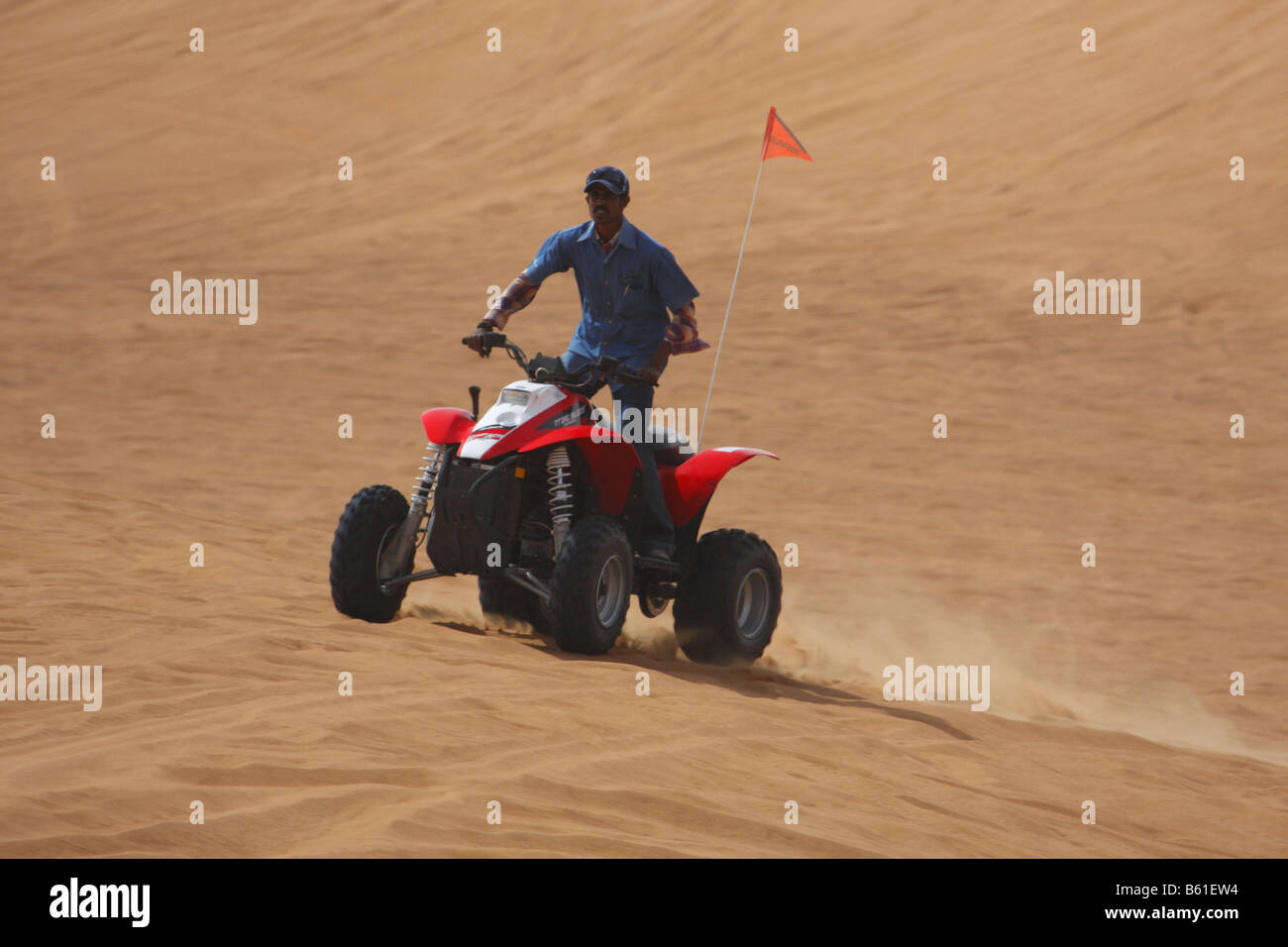 AN ATV AT THE DESERT SAFARI IN DUBAI Stock Photo - Alamy