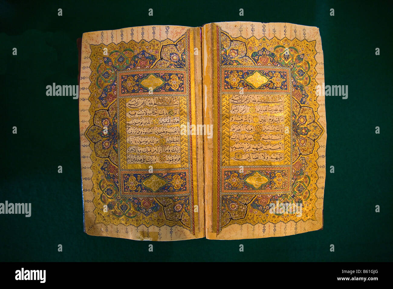 17th century Koran, Turkey Stock Photo