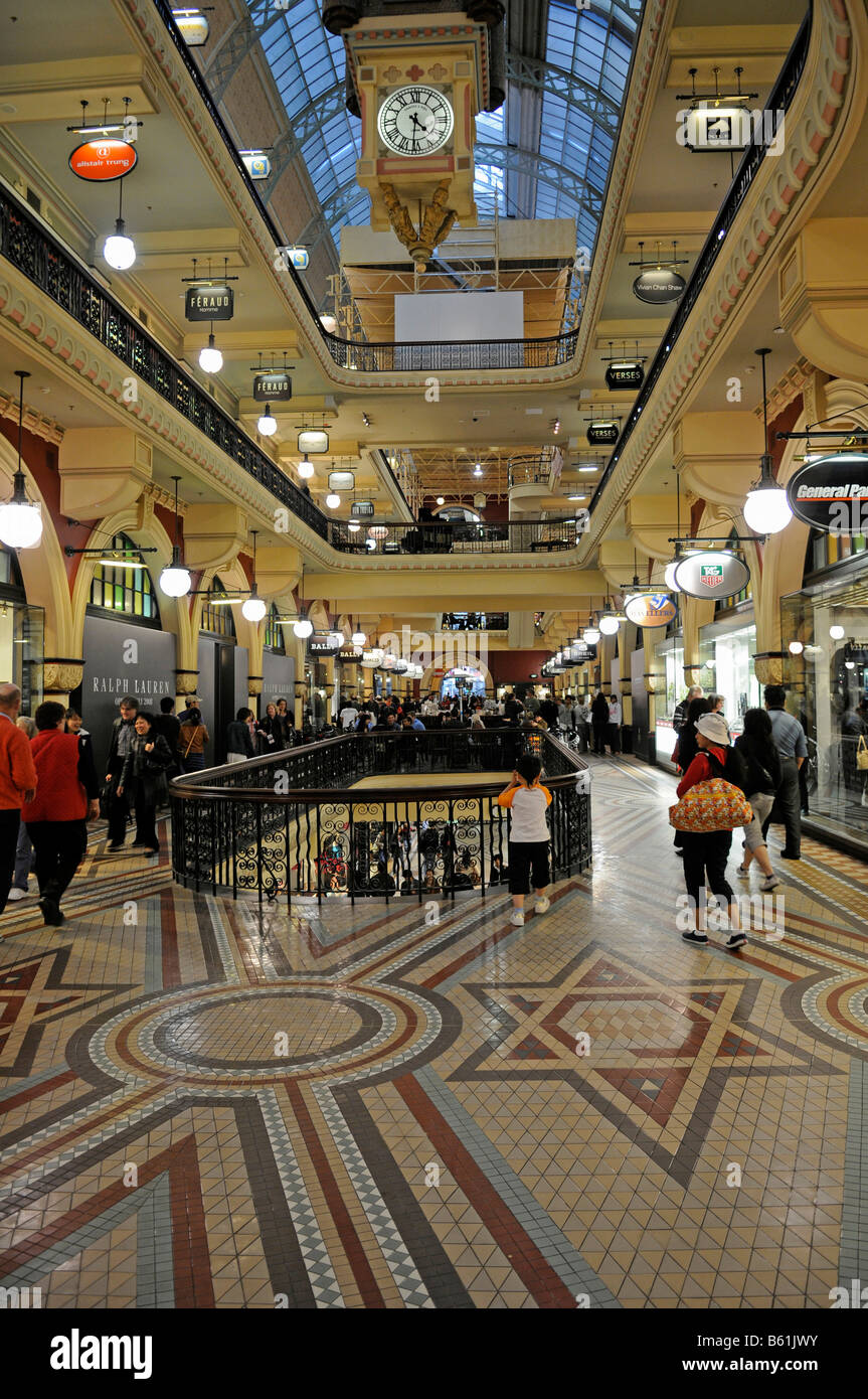 Inside the Queen Victoria Building, Sydney, Australien Stock Photo