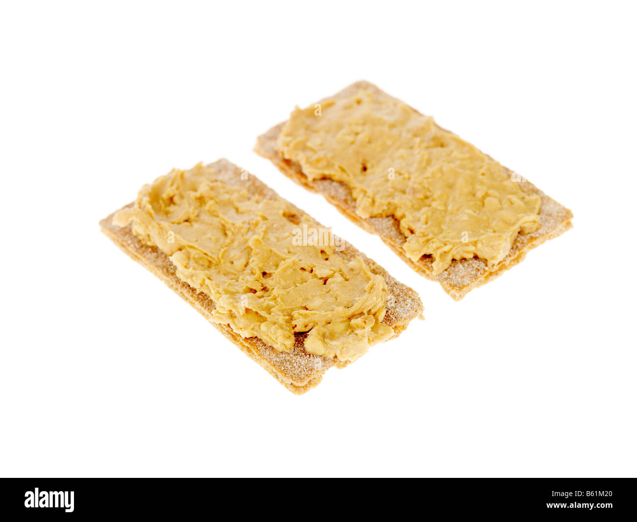 Rice Cakes with Peanut Butter Stock Photo Alamy