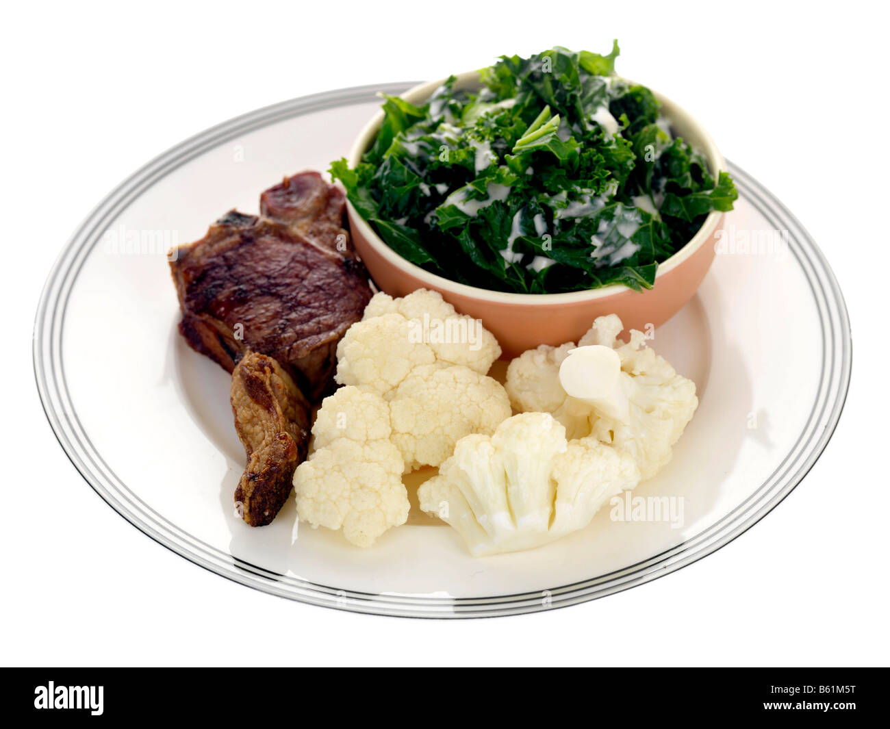 Grilled Lamb Chop Stock Photo - Alamy