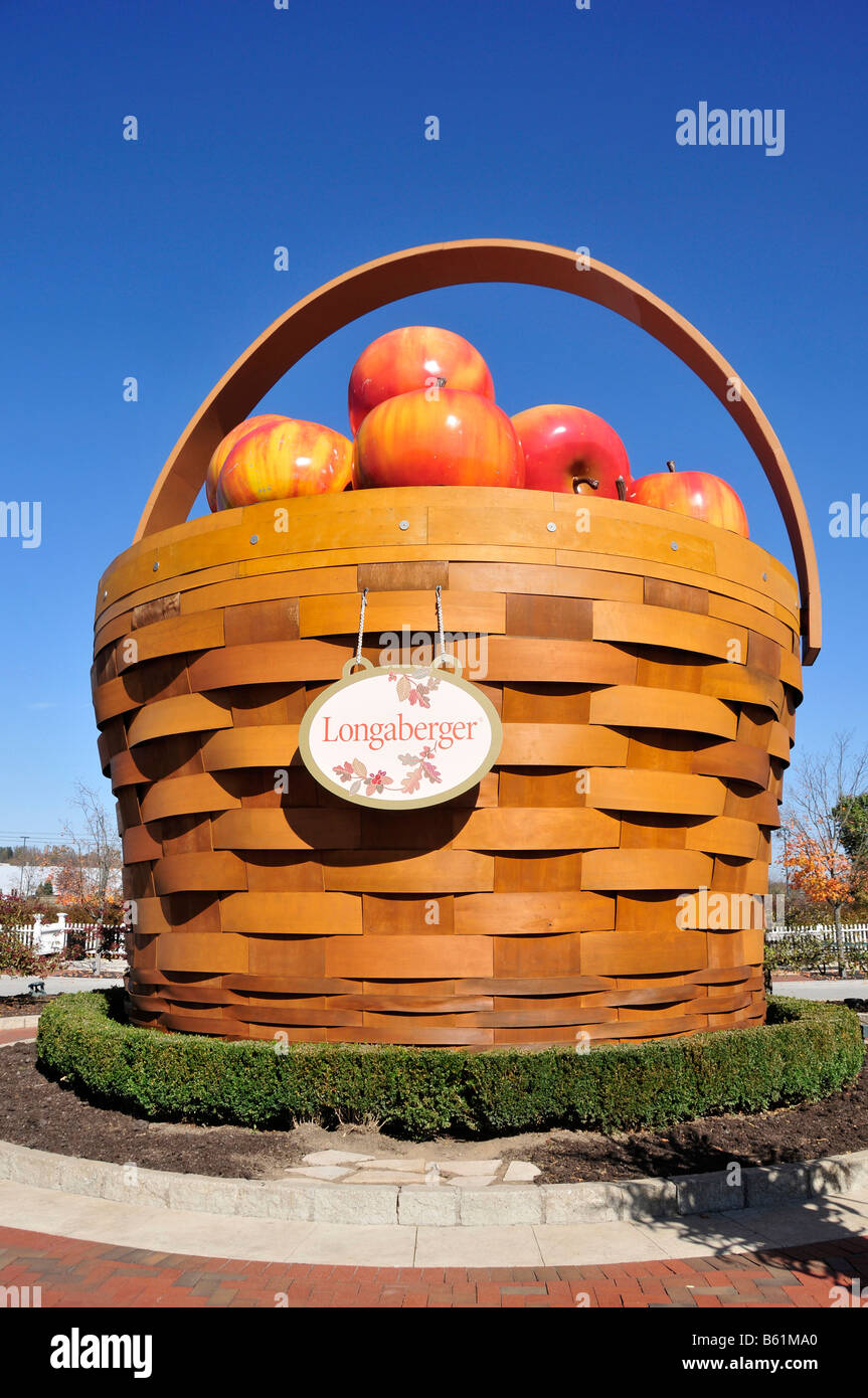 World S Largest Apple Basket On Display At Longaberger S Homestead