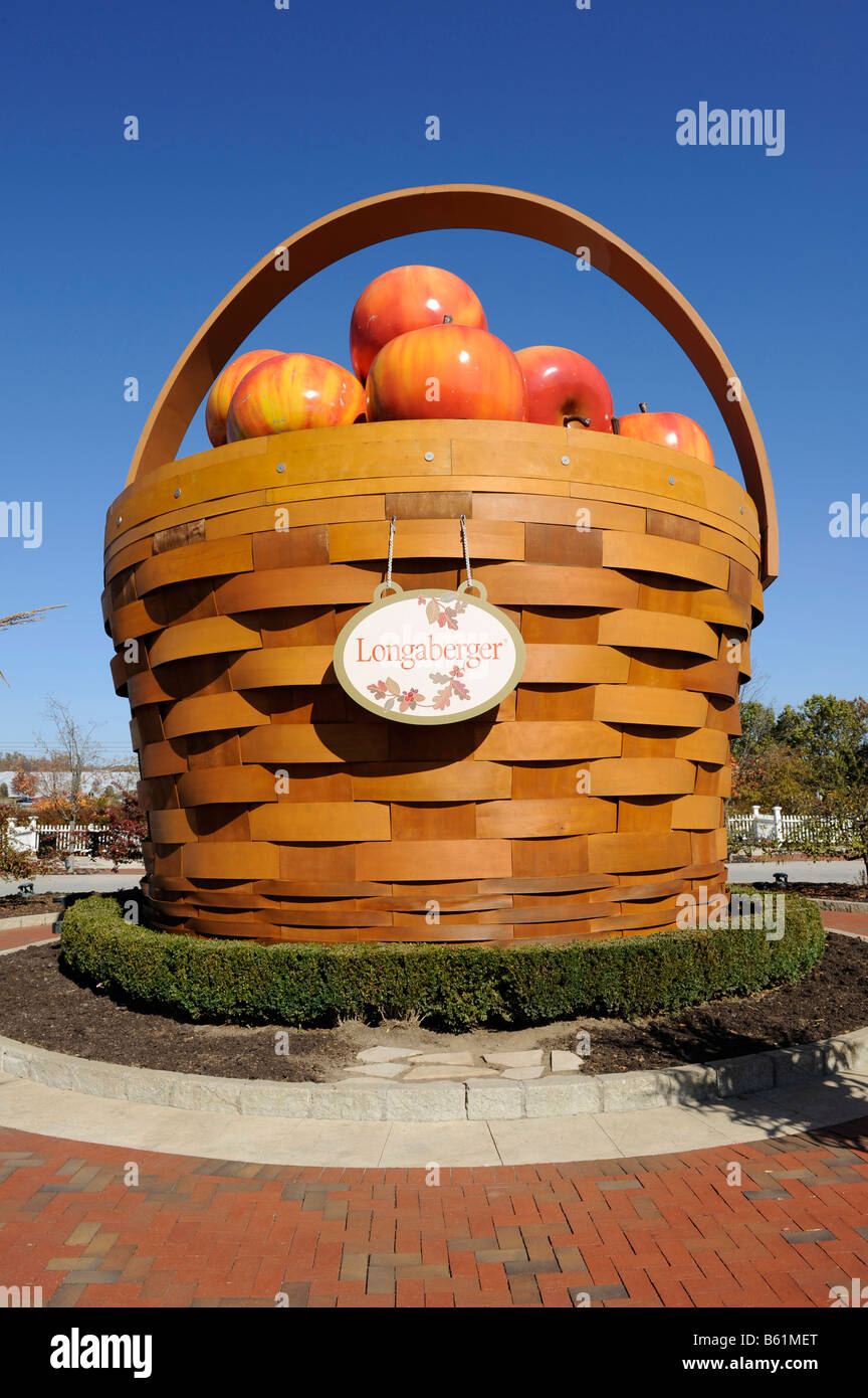 World s largest apple basket on display at Longaberger s Homestead