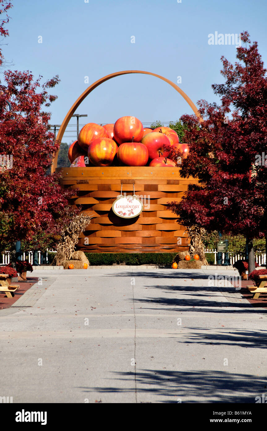 World s largest apple basket on display at Longaberger s Homestead