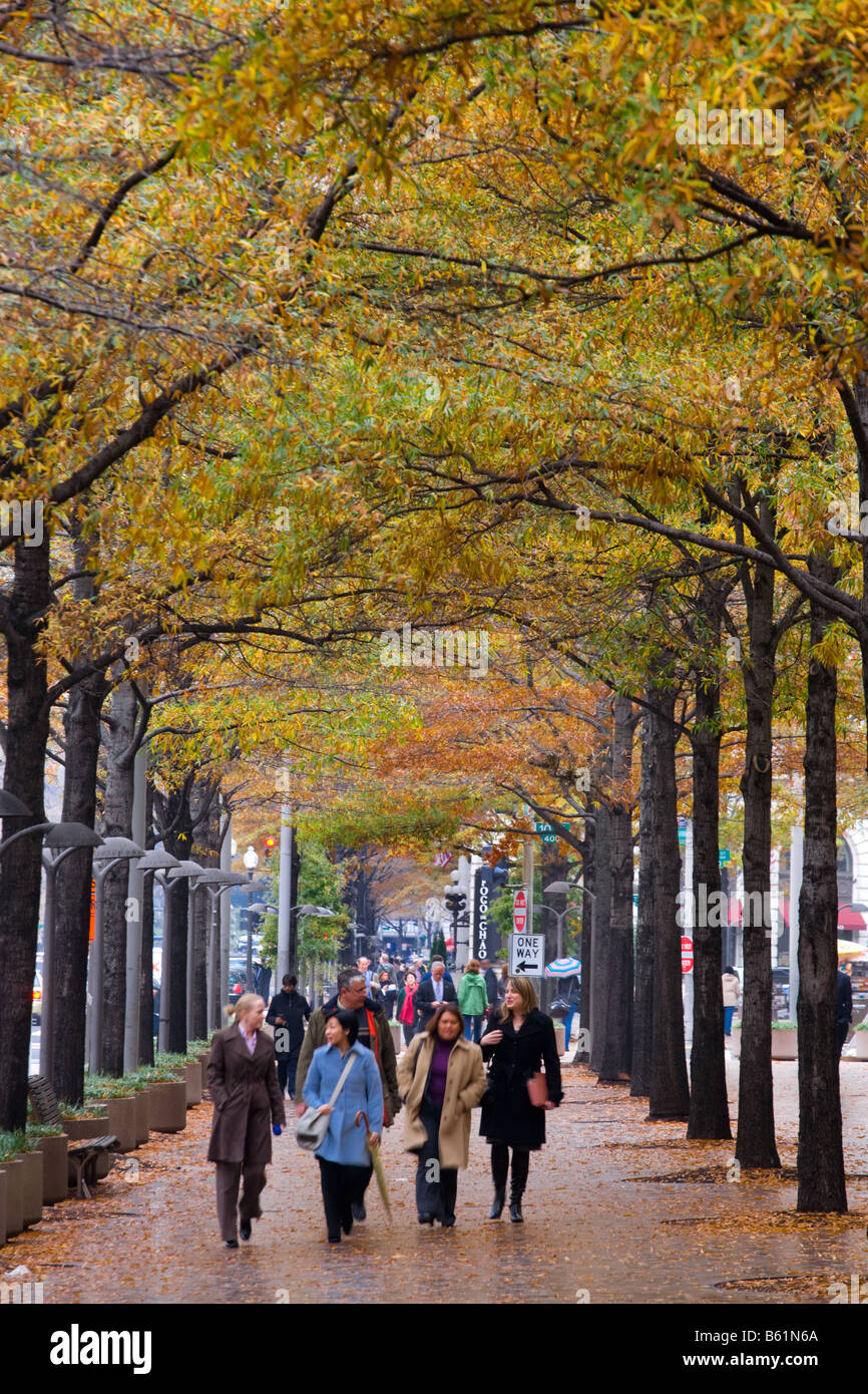 Women walking on Pennsylvania Avenue Washington D.C Stock Photo Alamy
