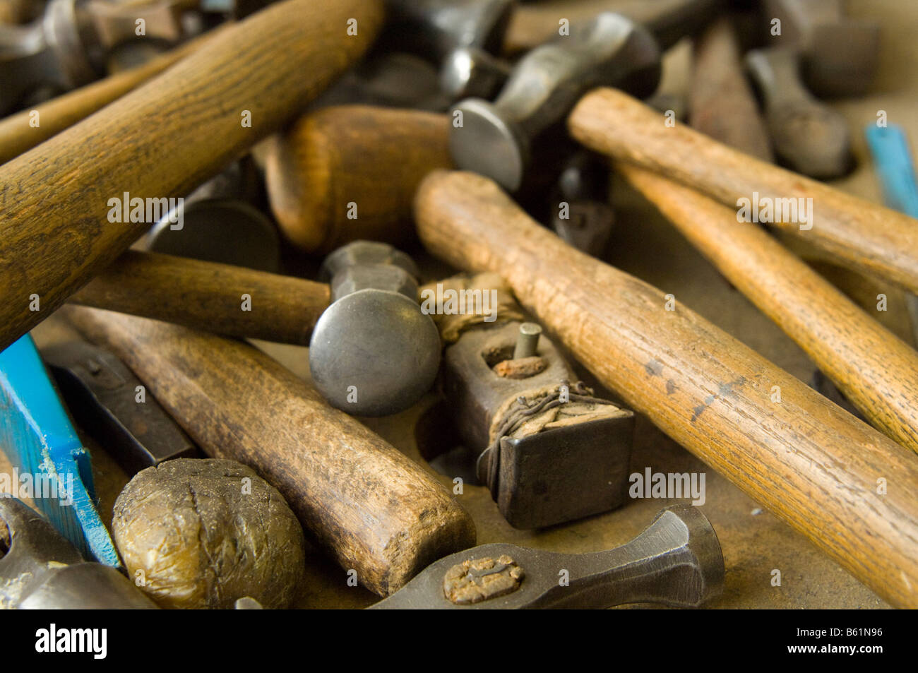 Selection of Traditional Tools Stock Photo Alamy