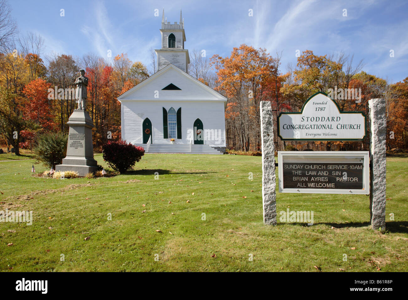 Stoddard New Hampshire USA Stock Photo Alamy