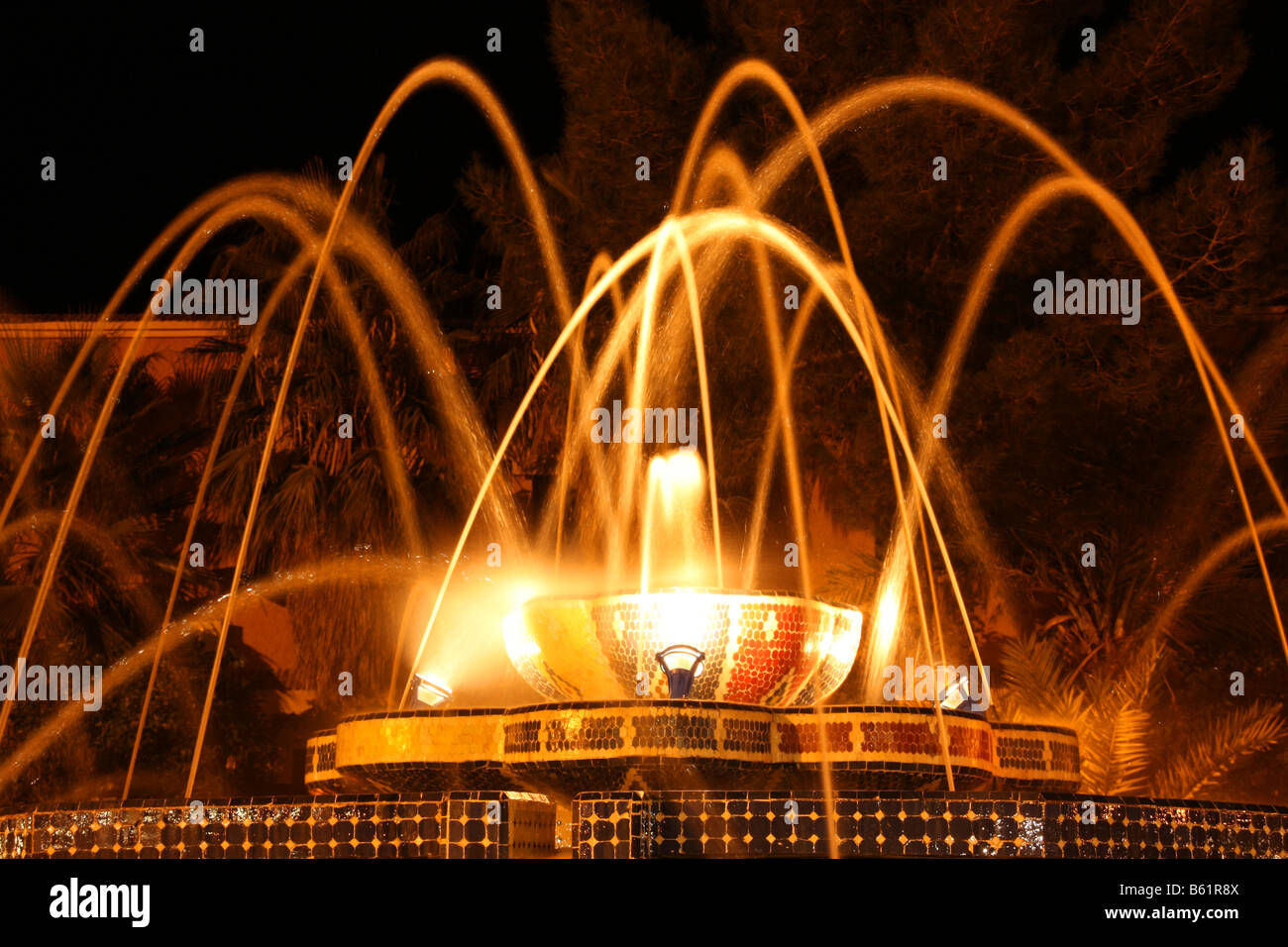 Fountain in Ouarzazate Morocco Stock Photo Alamy