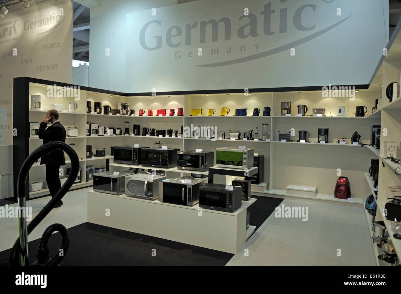 Display of household appliances, for the first time at the