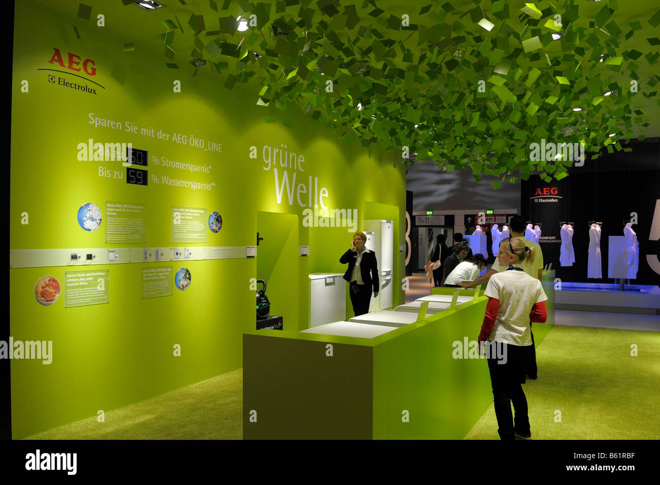 AEG stall, International Radio Exhibition IFA, Berlin, Germany, Europe Stock Photo