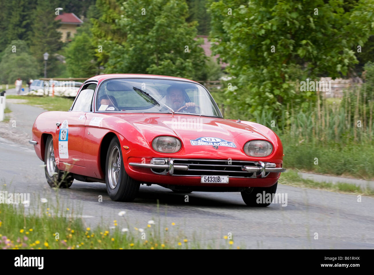 Lamborghini 350 GT, built in 1964, vintage car, Kitzbuehel Alpine ... Lamborghini 350 GT, built in 1964, vintage car, Kitzbuehel Alpine ...