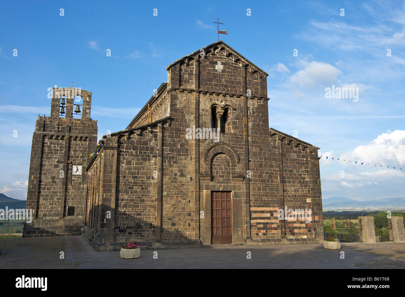 Roman Church of Santa Maria del Regno in Ardara, Sardinia, Italy