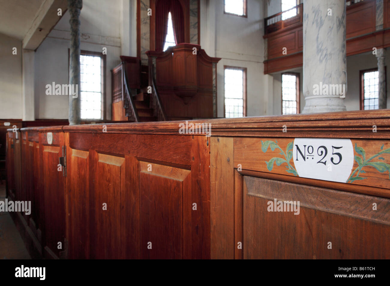Sandown Meetinghouse located in Sandown New Hampshire USA Stock Photo