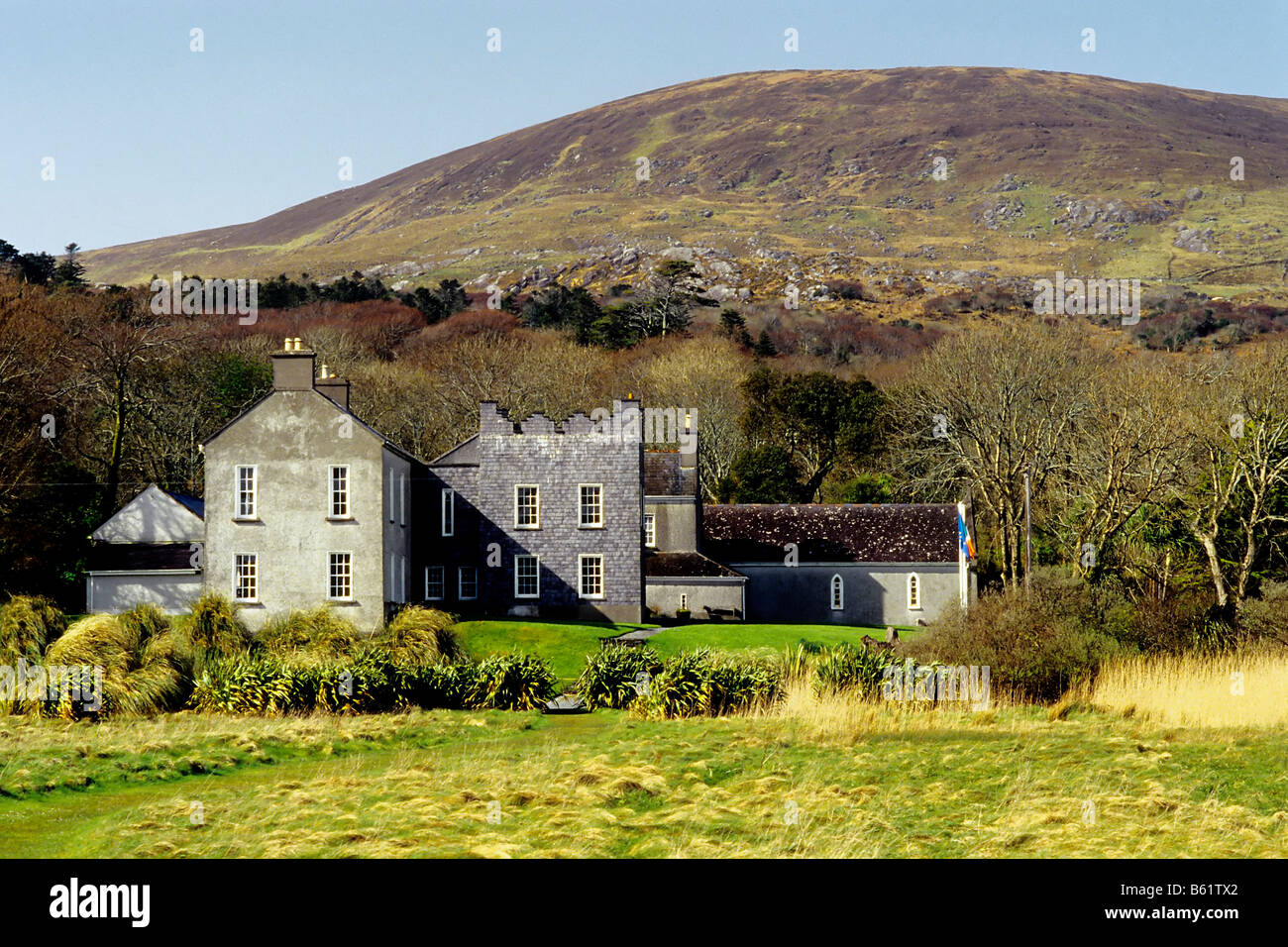 Derrynane House, Museum, summer house of Daniel O'Connor, County Kerry, Ireland, Europe Stock
