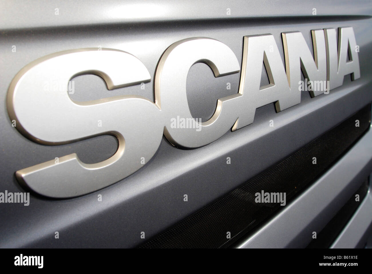 Scania truck logo Stock Photo