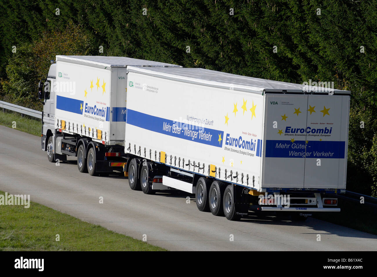 Euro-Combi, 60 ton truck Stock Photo