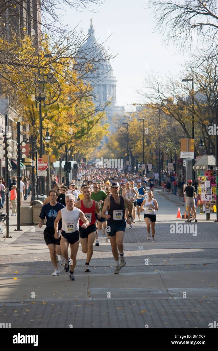Runners participate in the Canterbury Run for Literacy Sunday morning