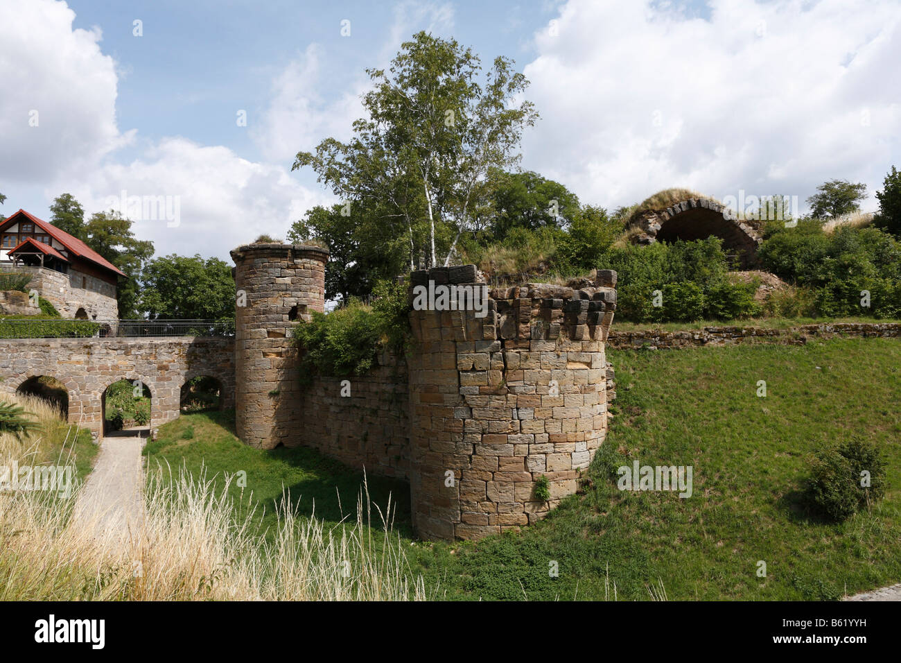 Ruins of the Altenstein Castle, Hassberge, Lower Franconia, Bavaria, Germany, Europe Stock Photo