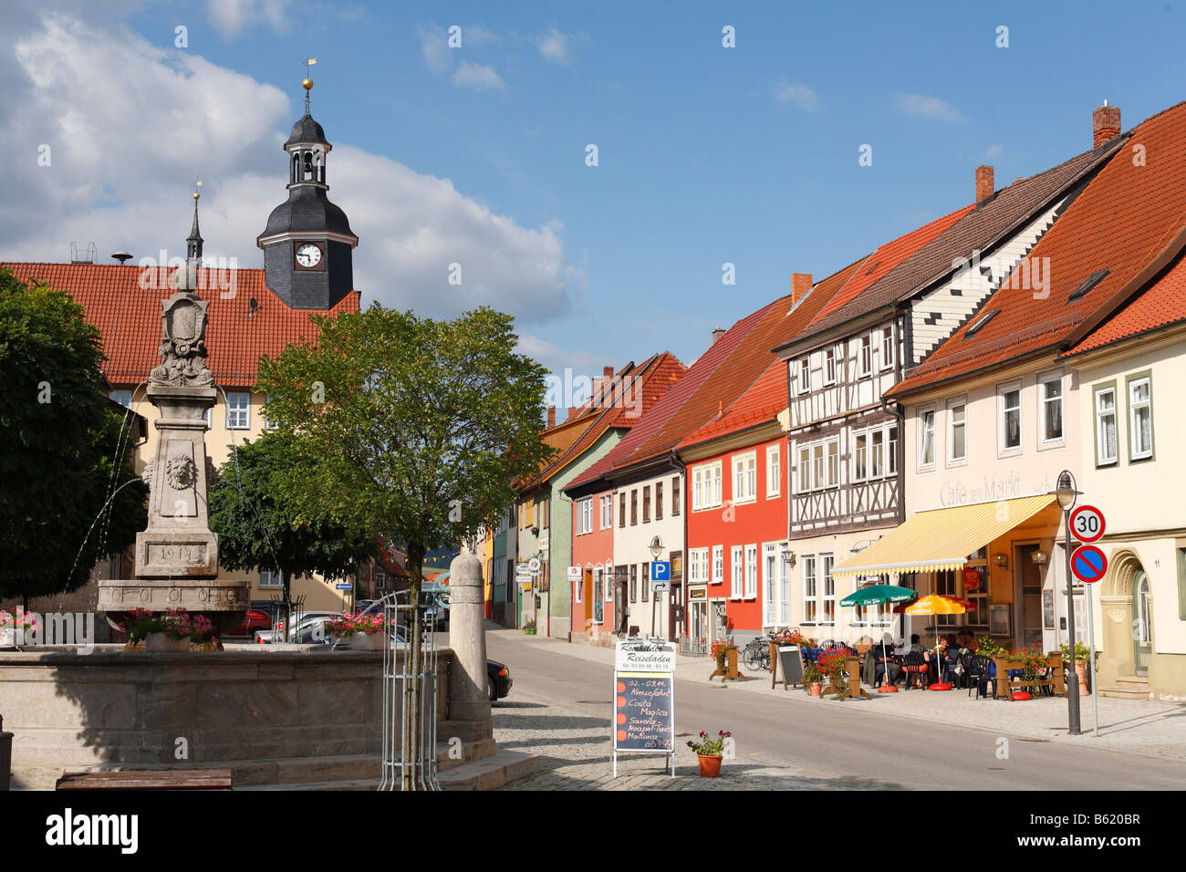 Roemhild, Gleichberge, Grabfeld, Thuringia, Germany, Europe Stock Photo